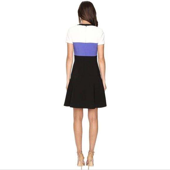 Kate Spade Dresses Kate Spade Colorblock Crepe Flip Dress - Picture 3 of 9
